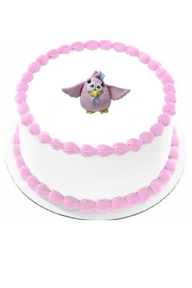 Şeker Hamurundan Pembe Kuş Modeli