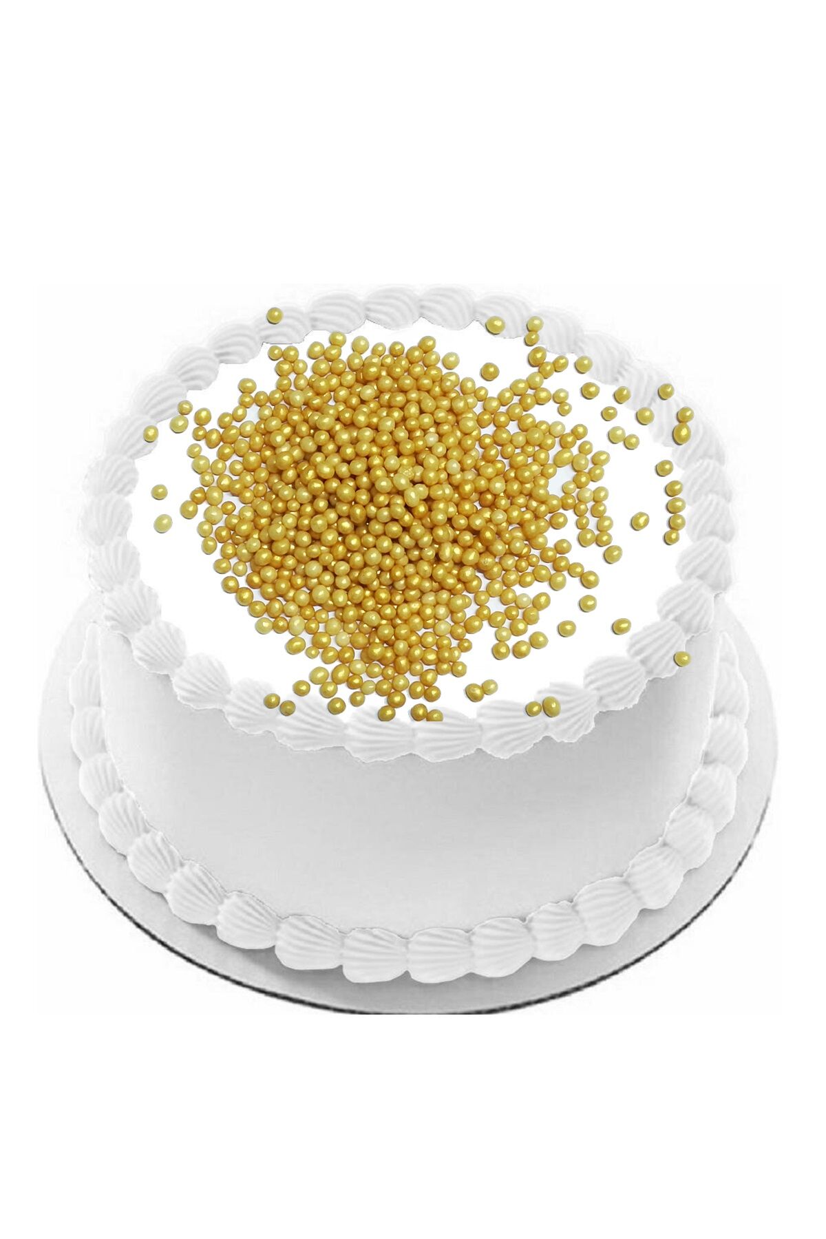 Gold Prinç Patlağı Pasta Süsü