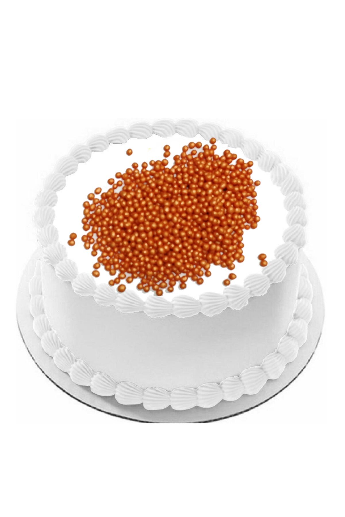 Turuncu Pirinç Patlağı Pasta Süsü 40 gr