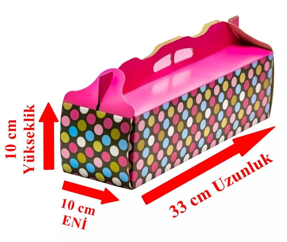 Pasta Kutusu Baton 10x10x33 cm 1 Adet