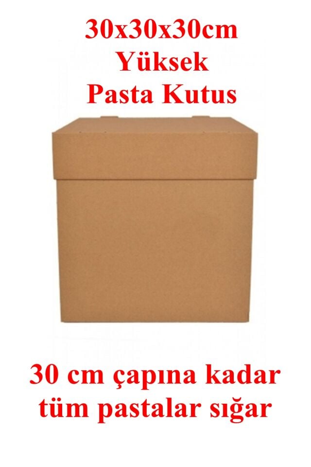 Pasta Kutusu 30x30x30 cm 1 adet Gelecek