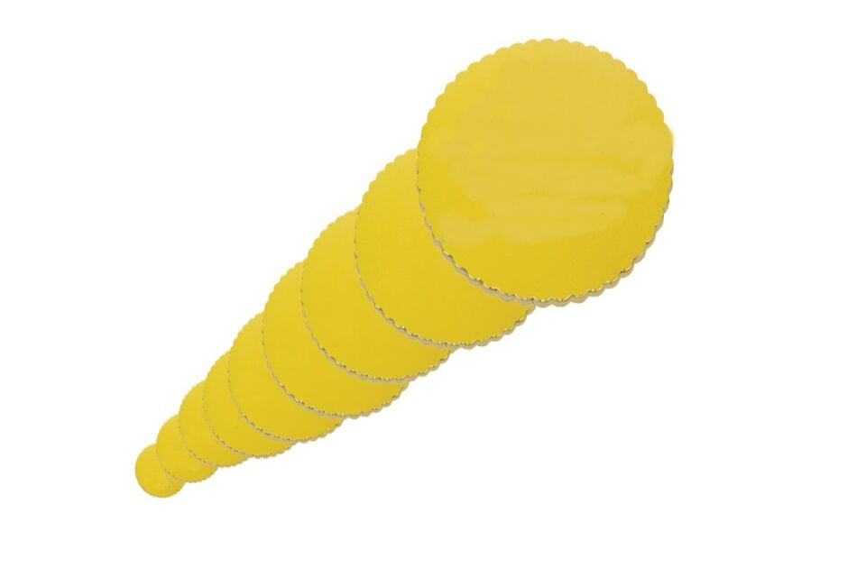Pasta Altlık Gold İnce 18 cm 3-4 Kişilik Pastaya Uygun 1 Adet Gelecek